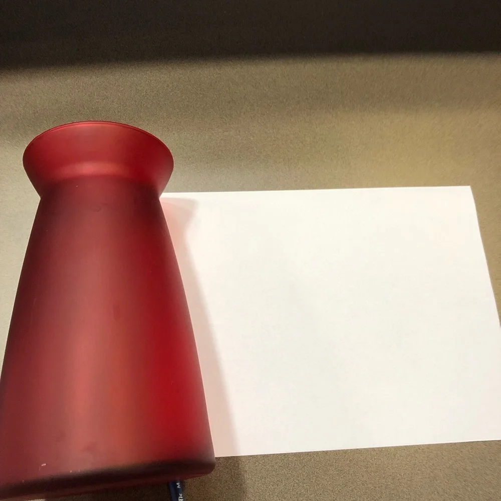 Red Vase
